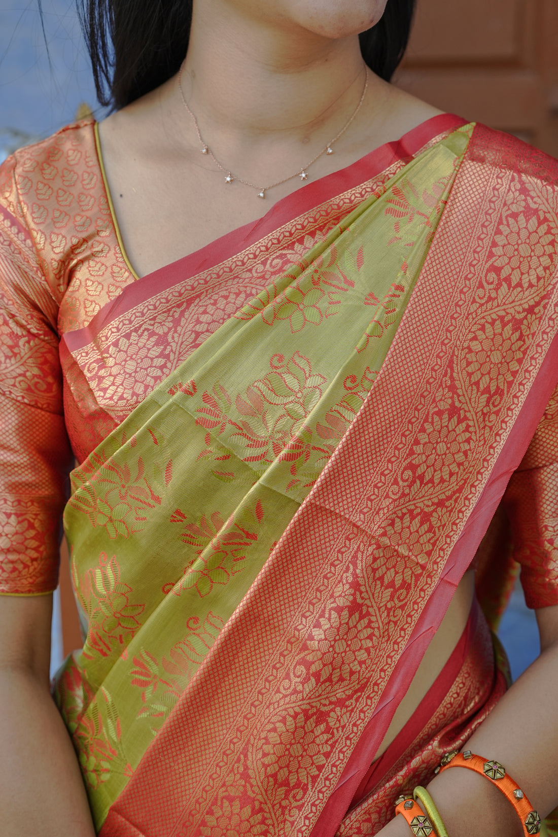 Gauri Varanasi Silk Saree