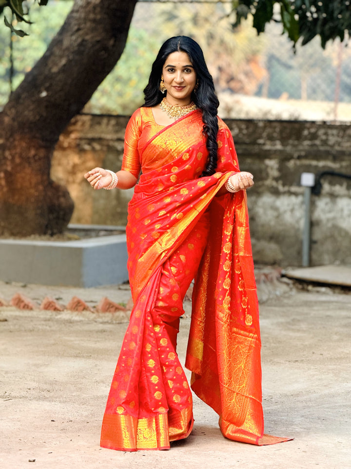 Kashi Ruby Banarasi Silk Saree