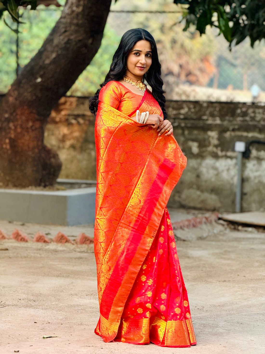 Kashi Ruby Banarasi Silk Saree
