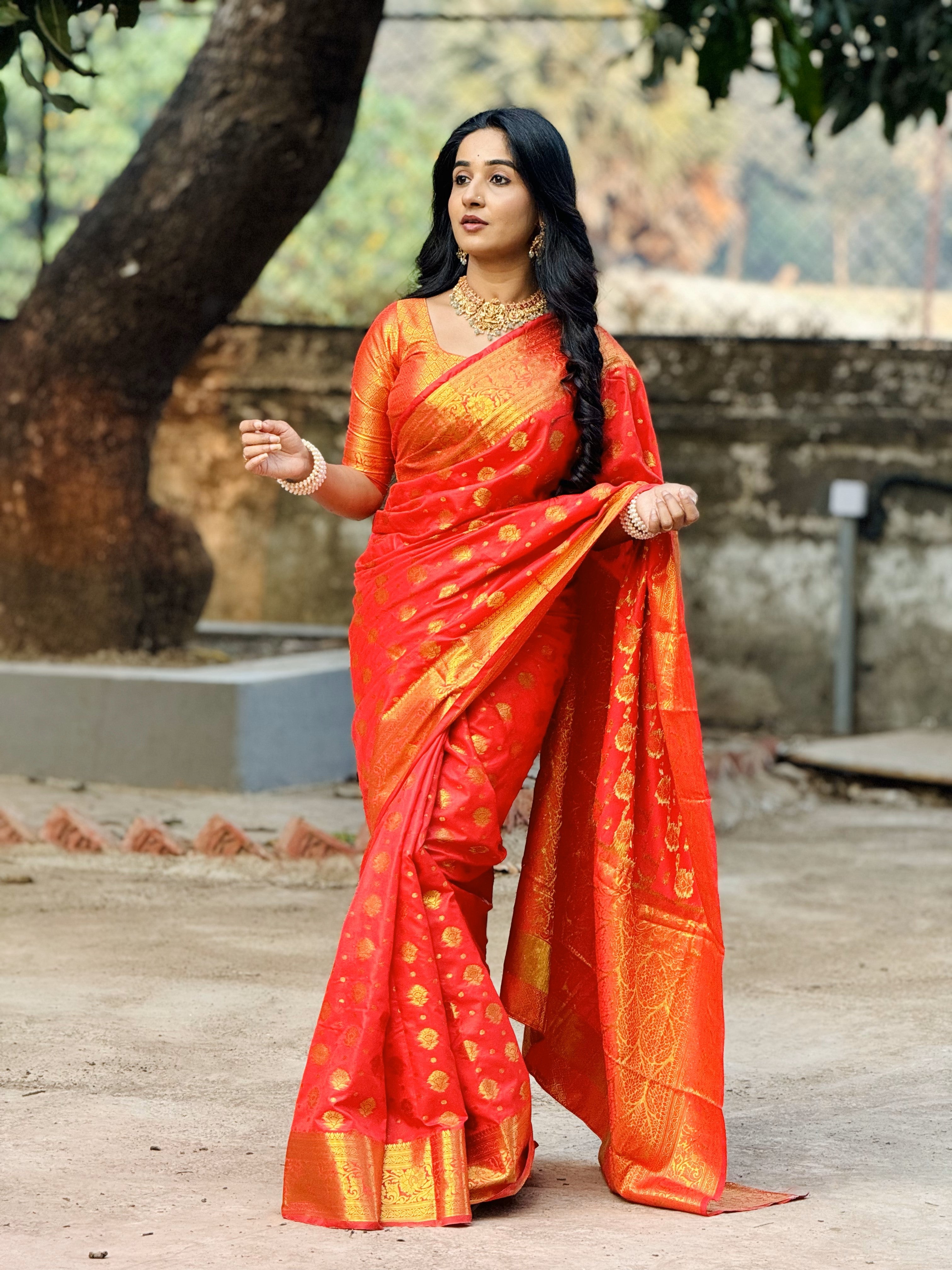 Kashi Ruby Banarasi Silk Saree
