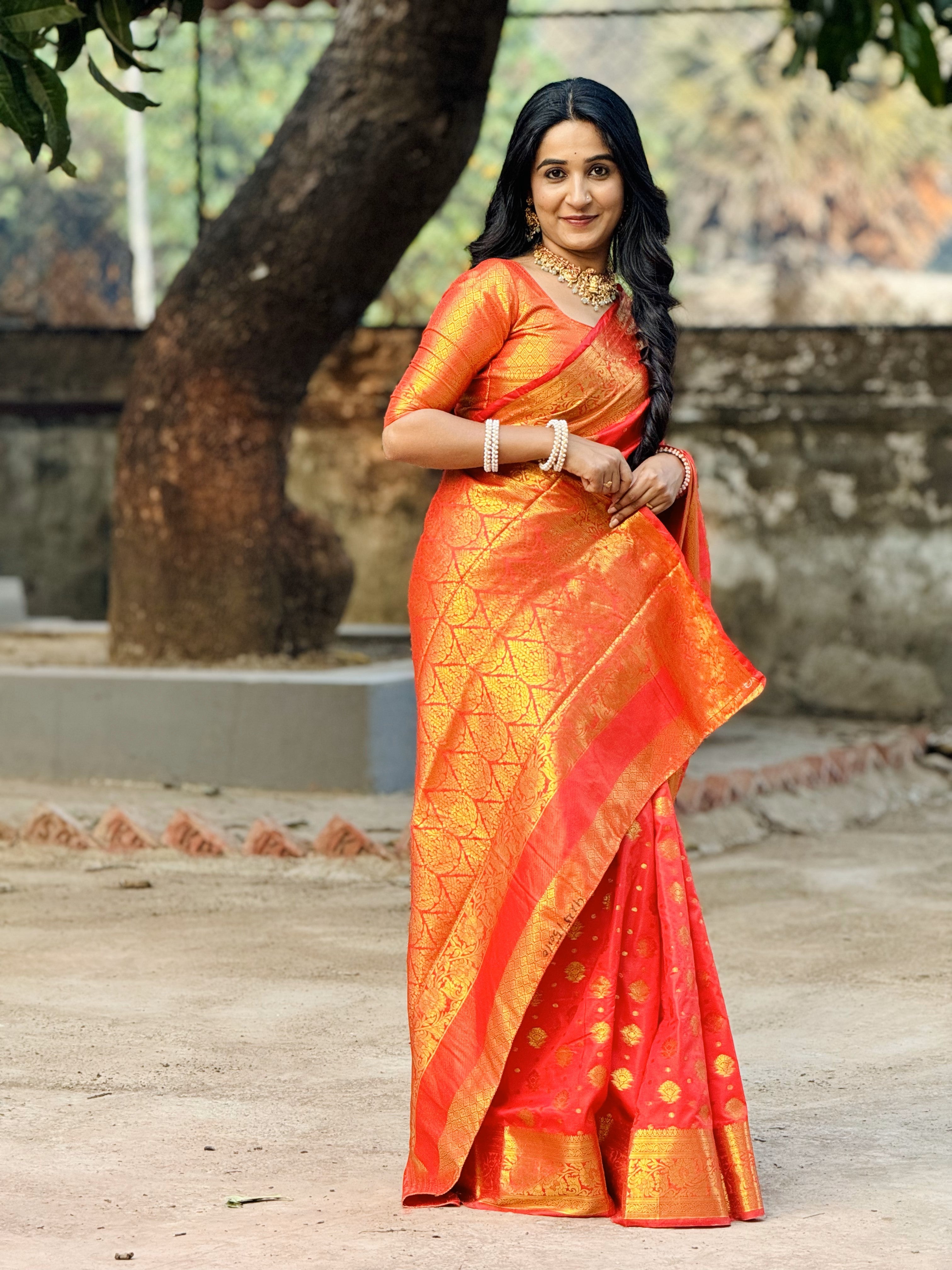 Kashi Ruby Banarasi Silk Saree