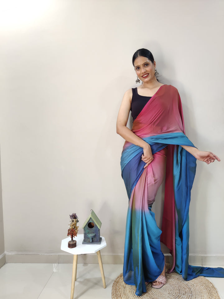 Aarvi Ombre Nylon Saree