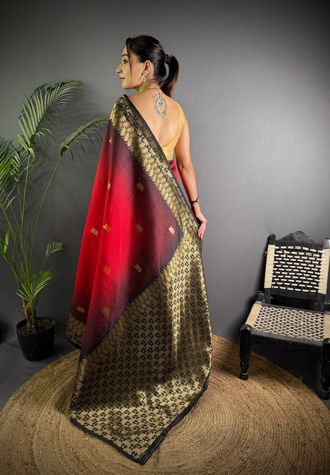 Shanaya Royal Shade Ikkat saree