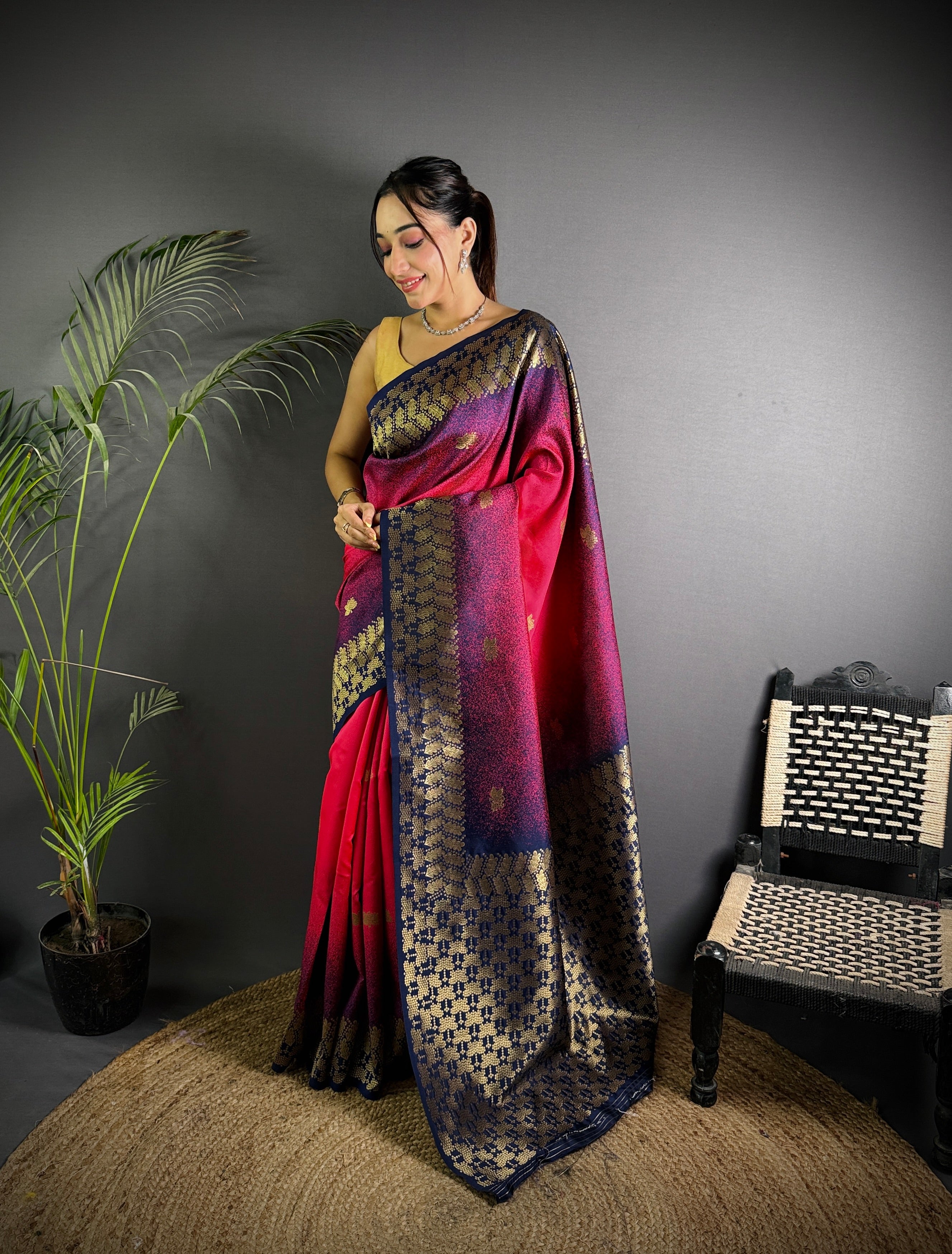 Shanaya Royal Shade Ikkat saree
