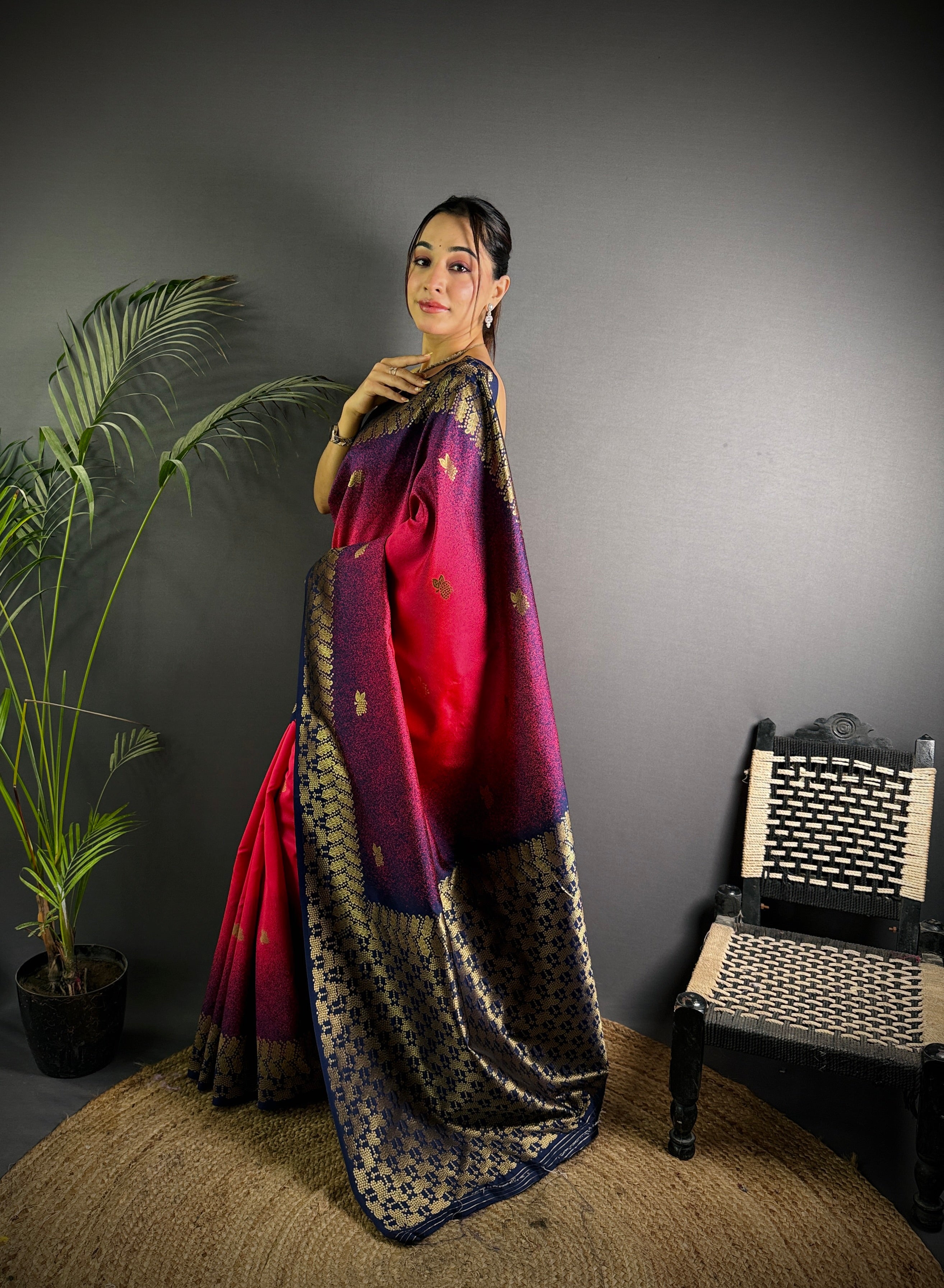 Shanaya Royal Shade Ikkat saree