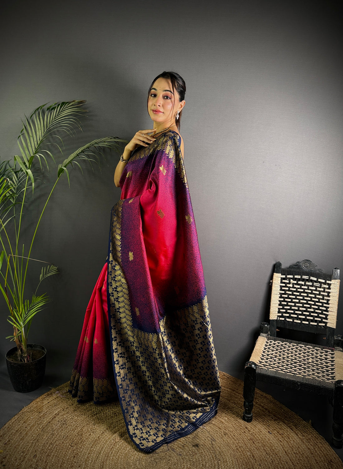 Shanaya Royal Shade Ikkat saree