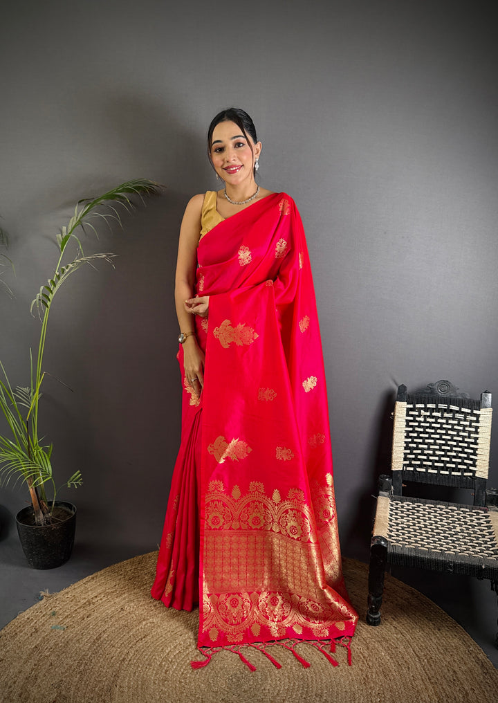 Annapurna Meenakari Rich Pallu Saree