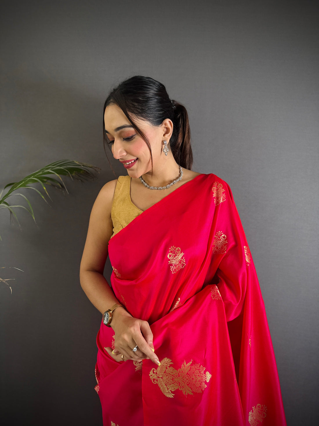 Annapurna Meenakari Rich Pallu Saree