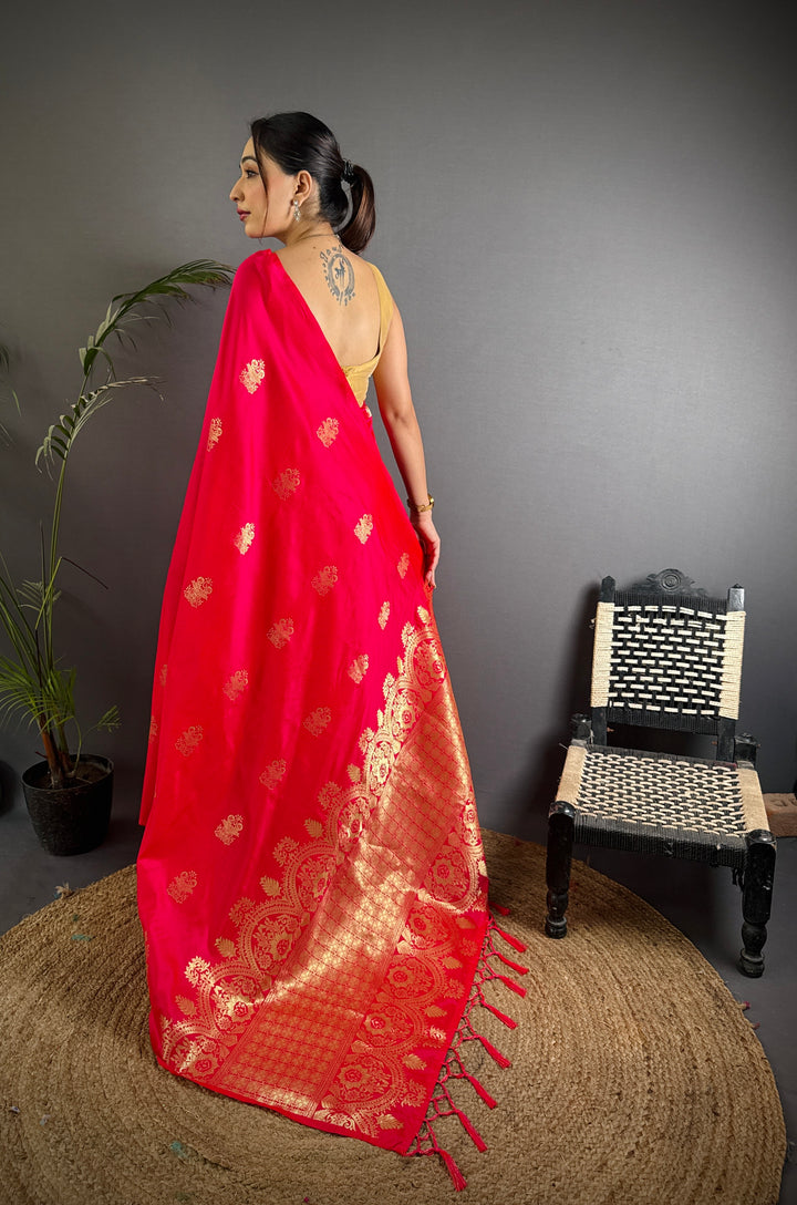 Annapurna Meenakari Rich Pallu Saree