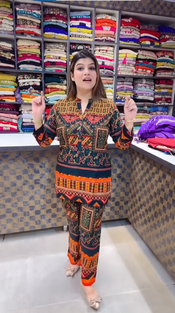 Aarohi Ethnic Printed Co-Ord Set for Women