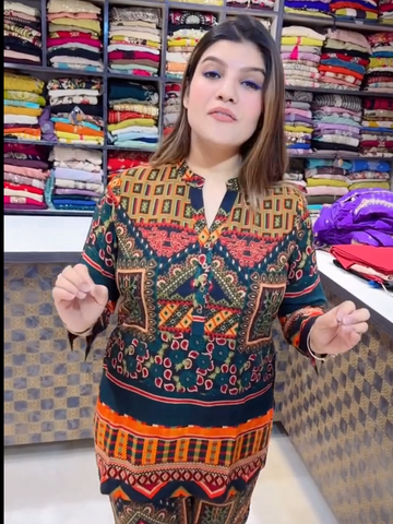 Aarohi Ethnic Printed Co-Ord Set for Women