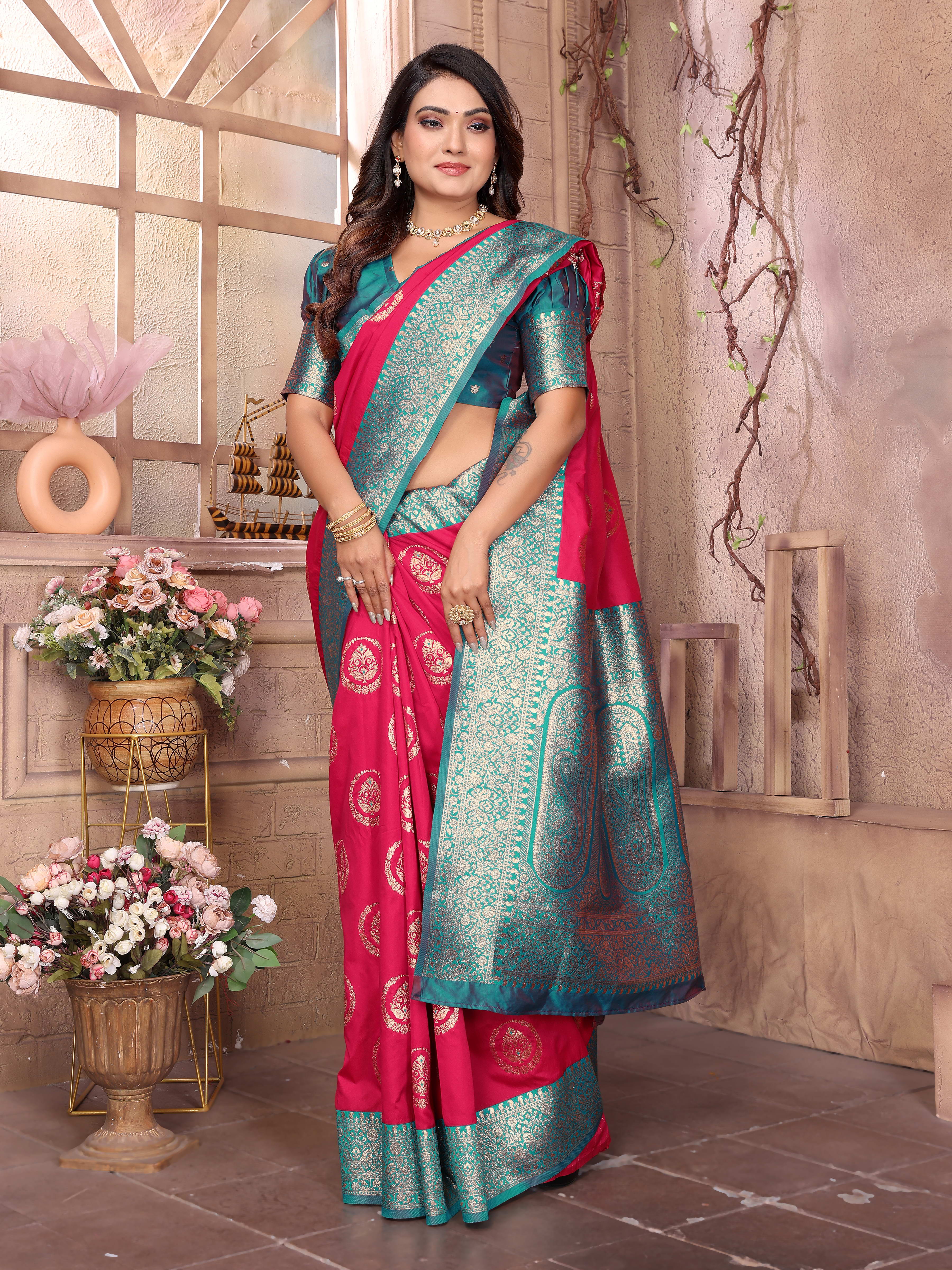 Vandana Pure Banarasi Traditional Silk Saree