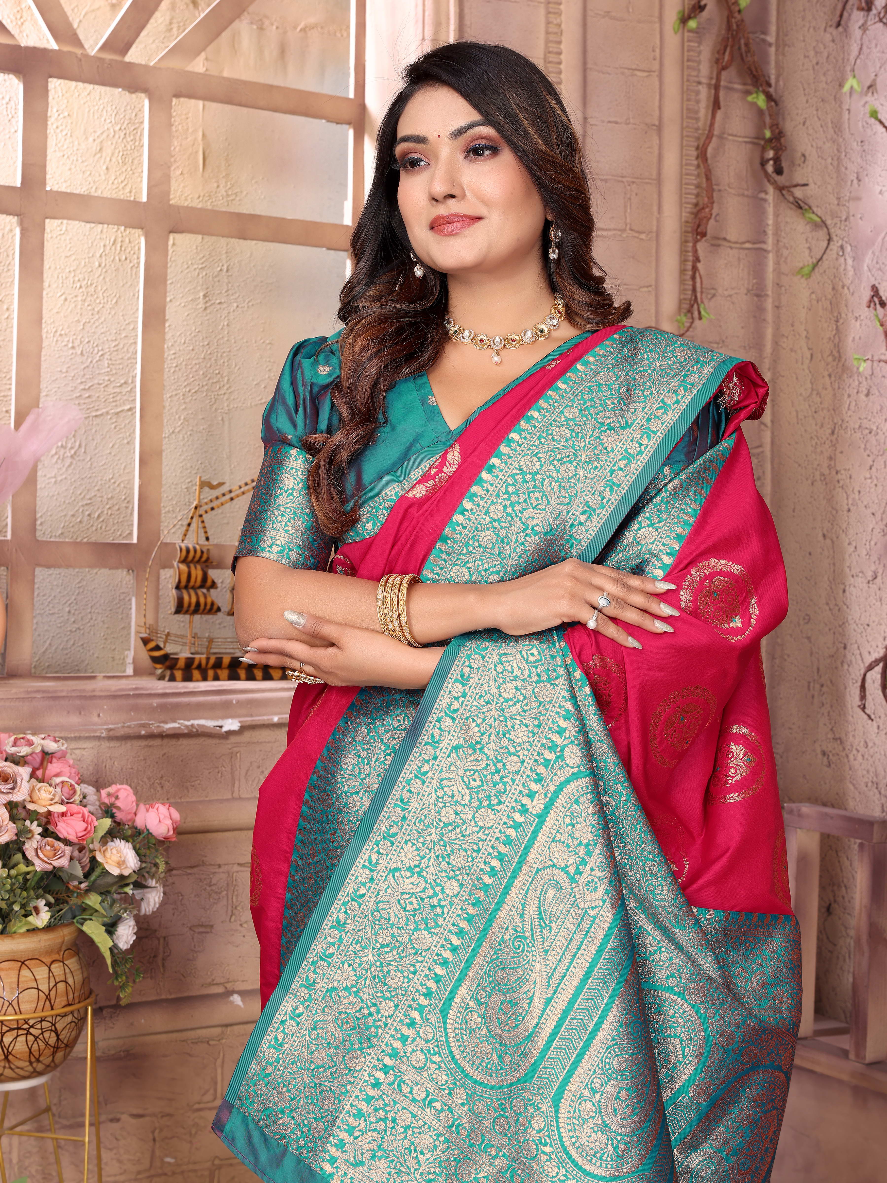 Vandana Pure Banarasi Traditional Silk Saree