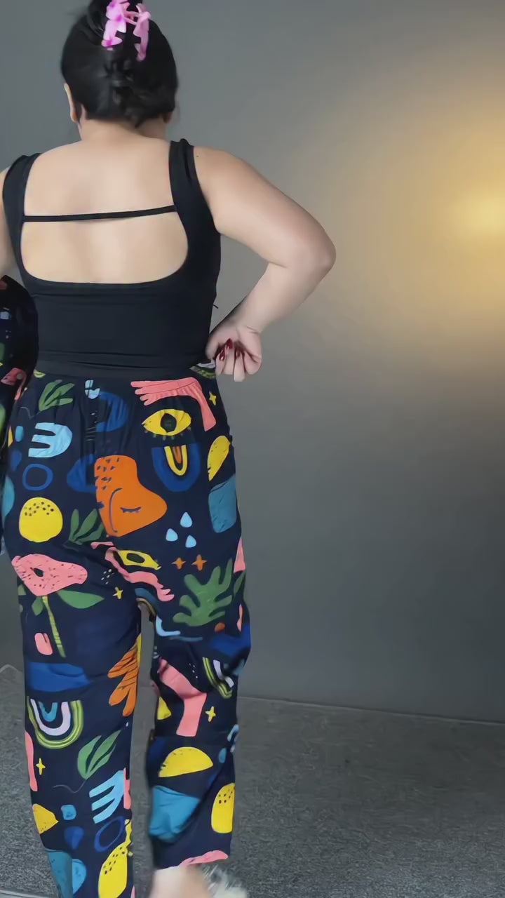 Women’s Abstract Printed Co-Ord Set