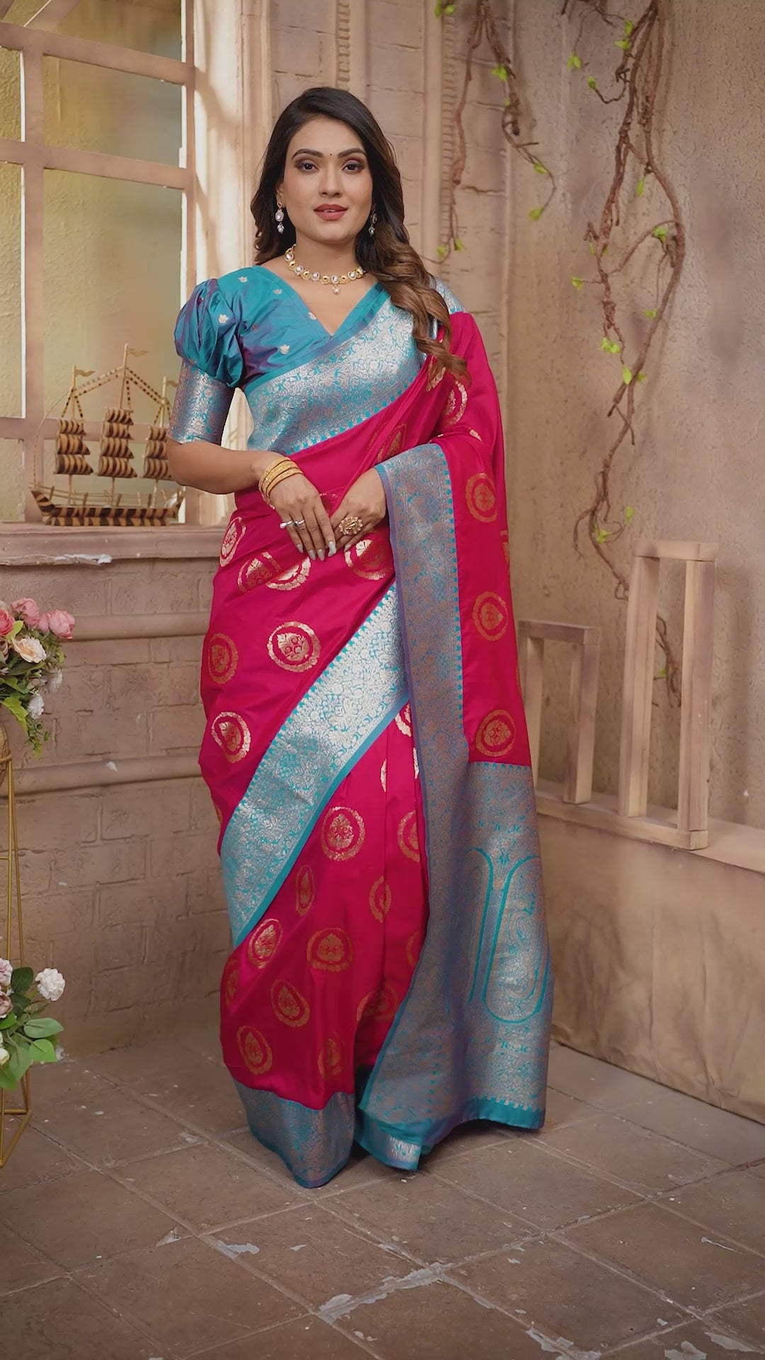 Vandana Pure Banarasi Traditional Silk Saree