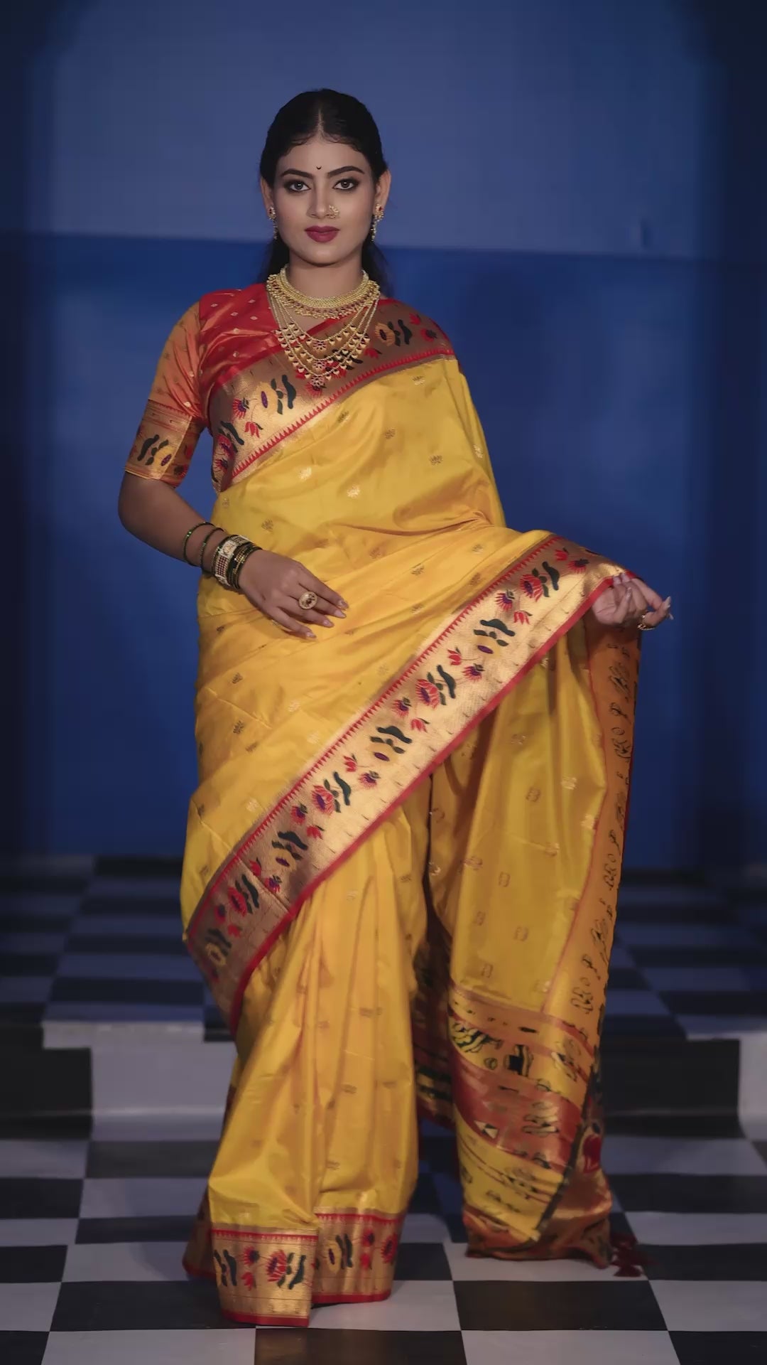 Peacock Pride Paithani Silk Sarees