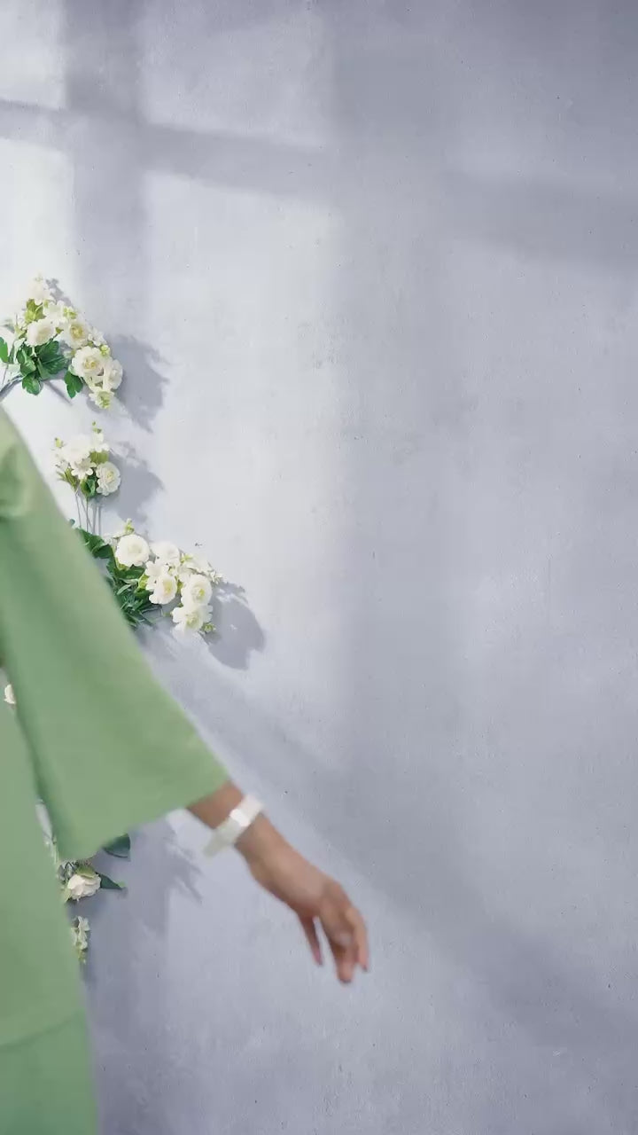 Premium Olive Green Solid Co-Ord Set | Women’s Top & Pant Set